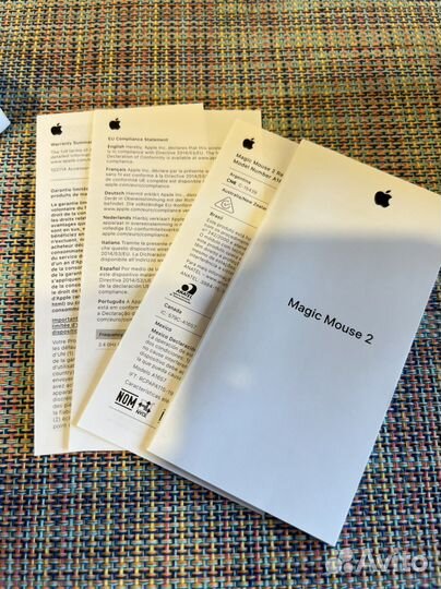 Apple magic mouse 2 белый, оригинал