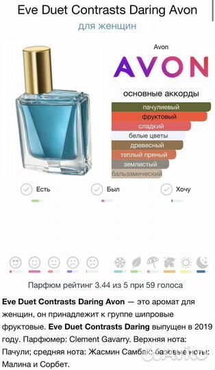 Парфюм женский Avon Premium