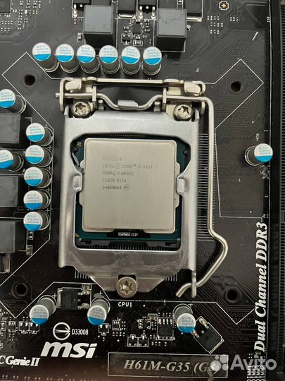 Материнская плата H61M-G35 с процессором I5-3330