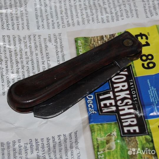 Cкладной винтажный перочинный иностранный нож