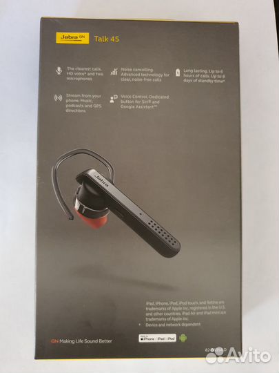 Новая моногарнитура Jabra Talk 45 Оригинал