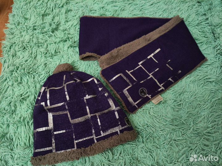 Шапка и шарф детские