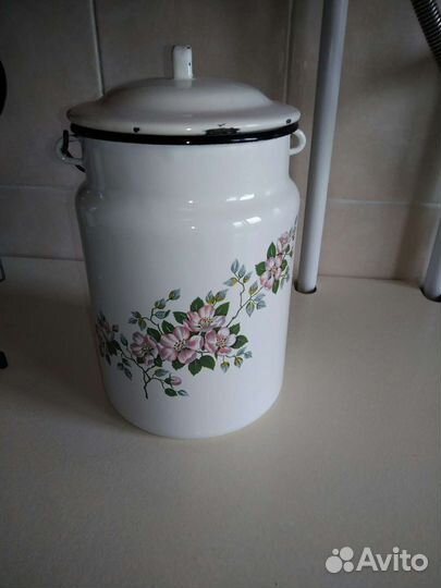 Бидон СССР эмалированный
