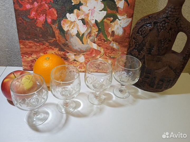 Фужеры рюмки стекло СССР