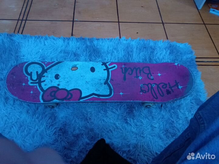 Скейтборд hello kitty (bitch)