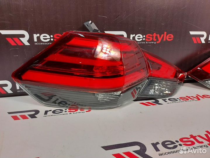 Стопы Nissan X-Trail 32 Стиль 18 Красные N1896