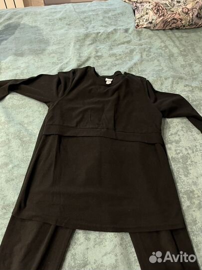 Флисовый костюм для кормящих мам