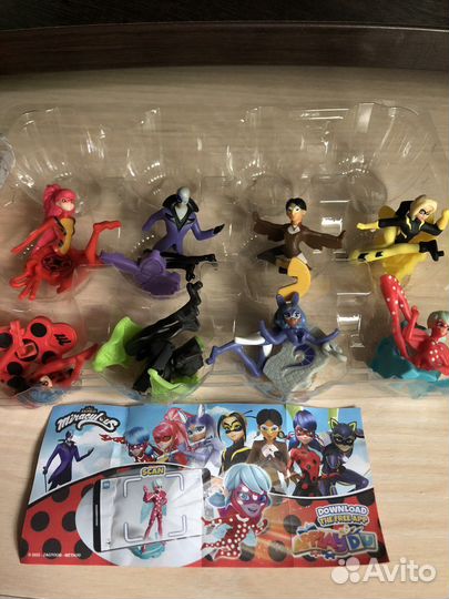 Леди Баг фигурки из киндер