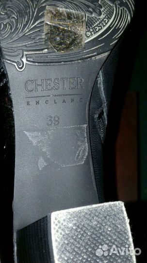 Полуботинки зимние chester