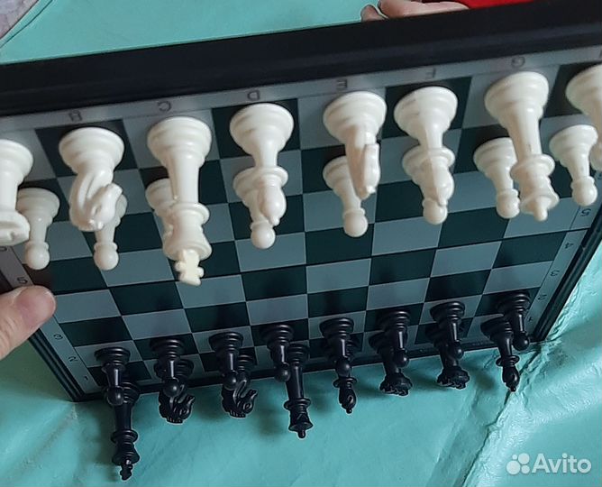 Новый Магнитный шашки,шахматы и нарды набор