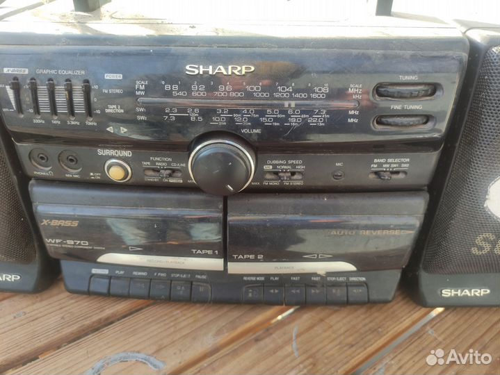Магнитофон sharp