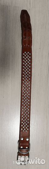 Ошейник из натуральной кожи для собак