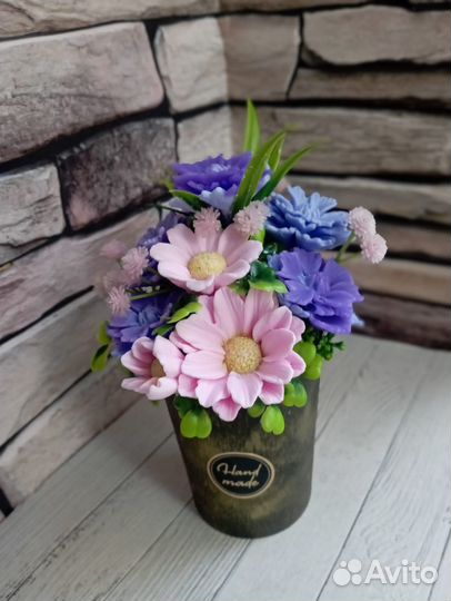 Букеты к дню учителя. Васильки