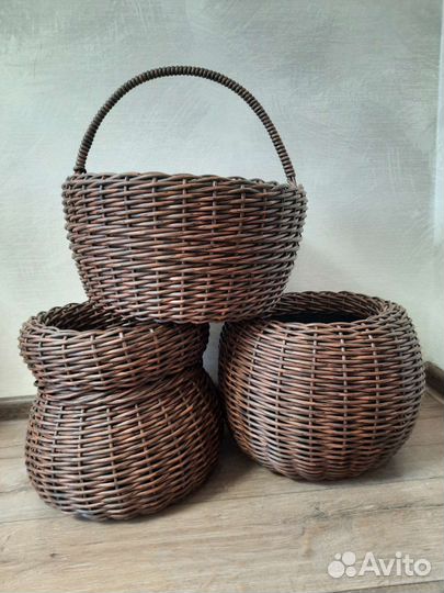 Кашпо из полиротанга