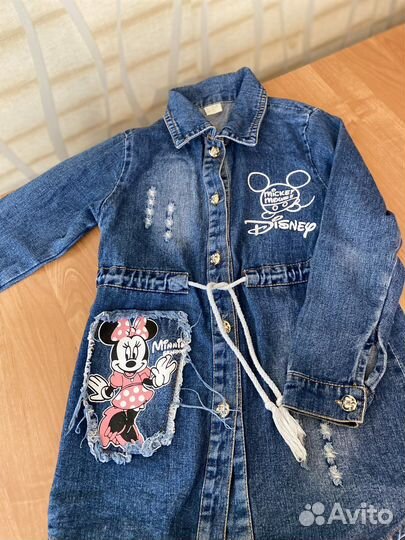 Джинсовая куртка для девочки