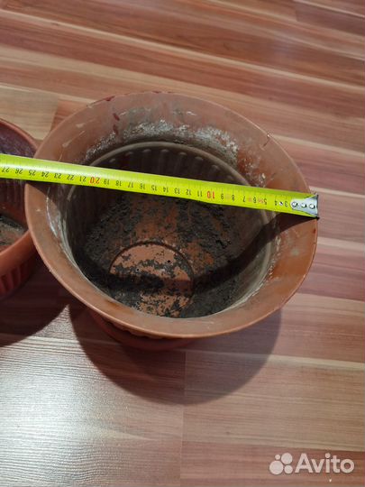 Горшочки для цветов пластик