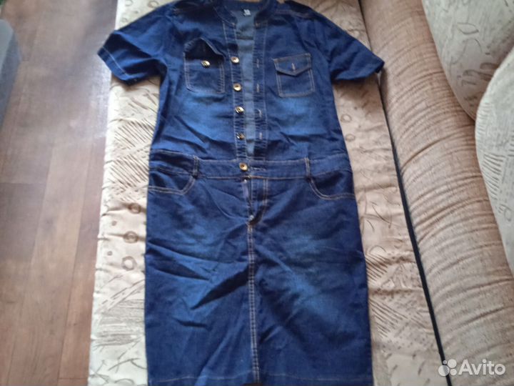 Джинсовое платье женское