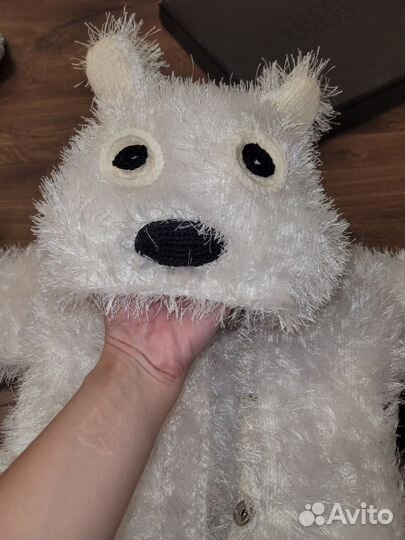 Комбинезон вязаный тёплый