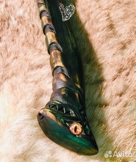 Славянский рунный топор Викинг Змей подарок