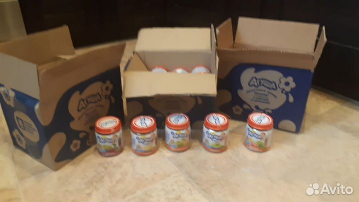 Фруктовое пюре агуша