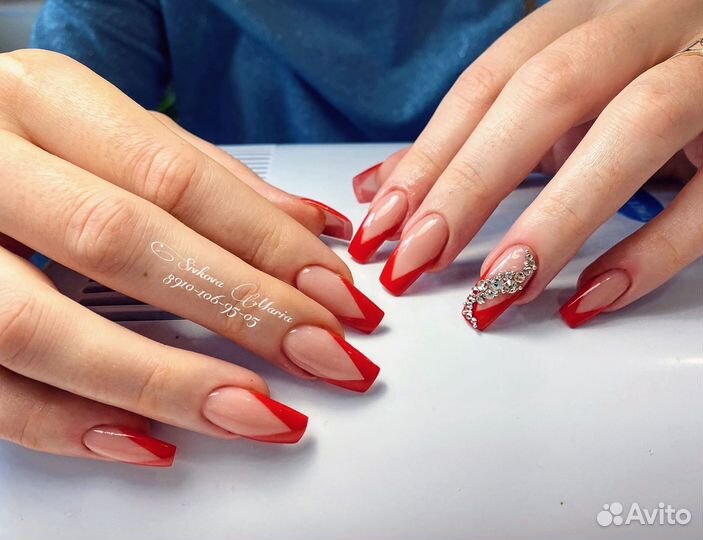 Маникюр Наращивание Ногтей