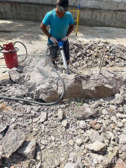 Аренда компрессора с отбойными молотками