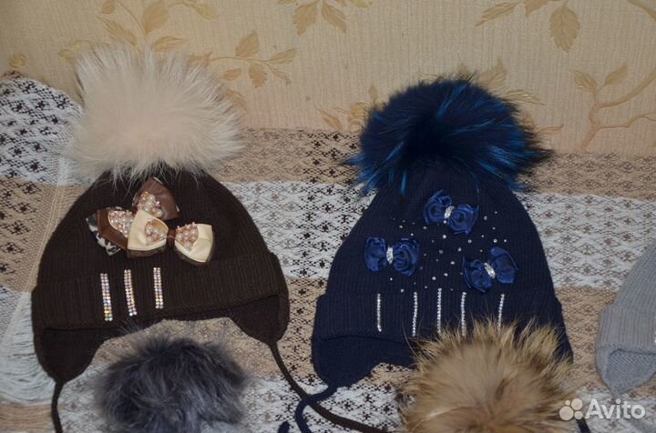 Зимние шапки Laura, весенние Catya, осень-весна