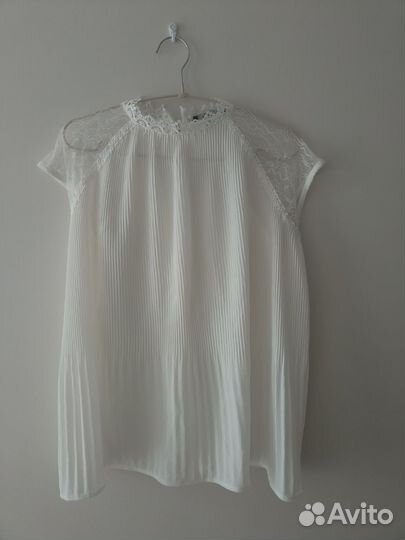 Блузка с коротким рук. молочного цвета 46 р Moxito