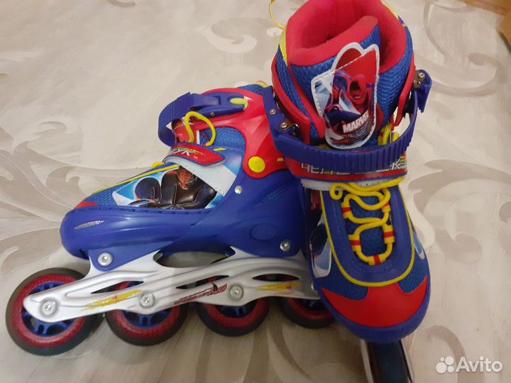 Роликовые коньки детские раздвижные р.34-37