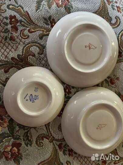 Тарелки блюдца винтаж СССР