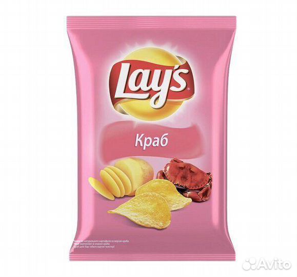 Чипсы LAY'S Краб 70г Frito-Lay