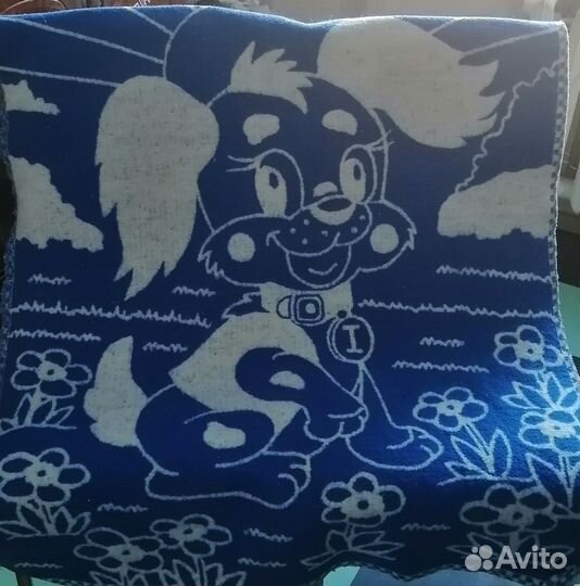 Одеяло байковое детское Щенок