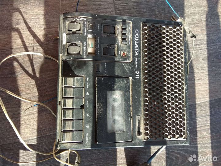 Кассетный магнитофон соната 211