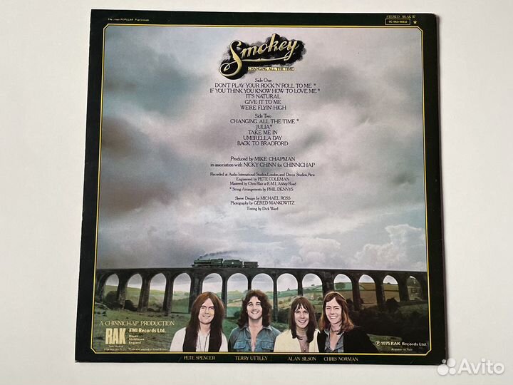 Виниловая пластинка smokey 1975г