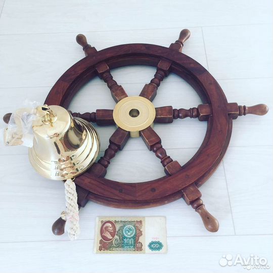 Штурвал Корабельная рында Якорь и др