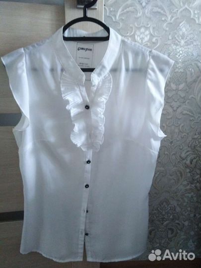 Блузка женская белая 42