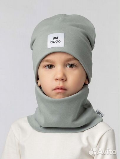 Комплект (шапка+снуд двухслойные) bodo