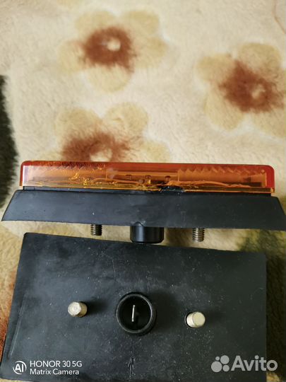 Фонарь габаритный боковой, жёлтый LED