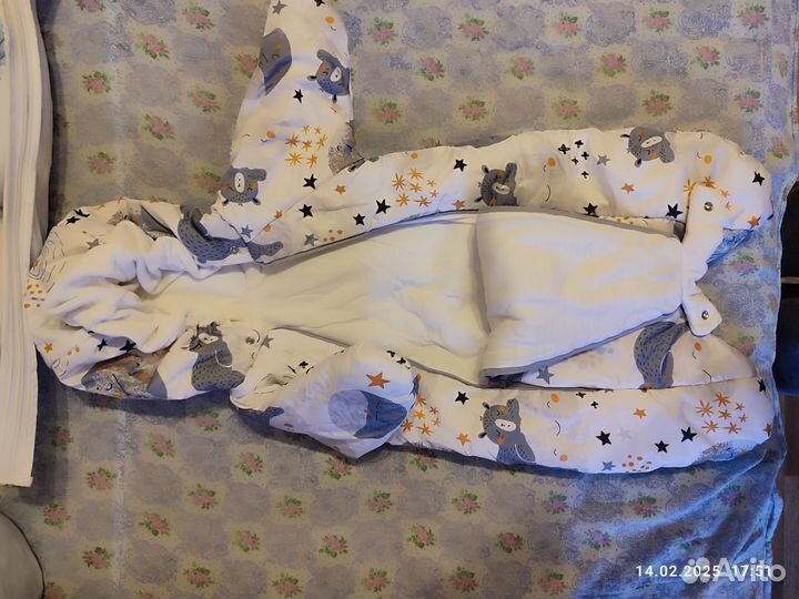 Конверт комбинезон на выписку для мальчика