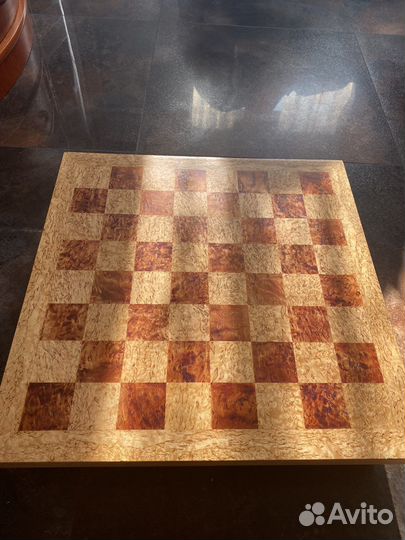 Шахматы ручной работы карельская береза