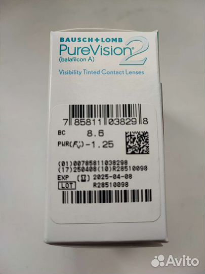 Контактные Линзы 6 шт. PureVision2