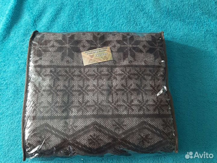 Плед полушерстяной