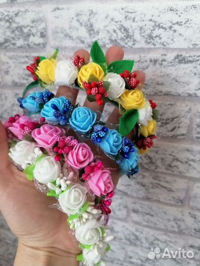 Ободок для волос ручной работы, для девочек