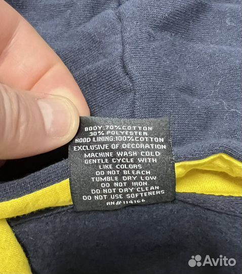 Толстовка худи Colosseum 2XL ncaa США