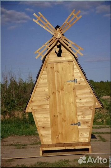 Дачный туалет с кошкой пэч 765