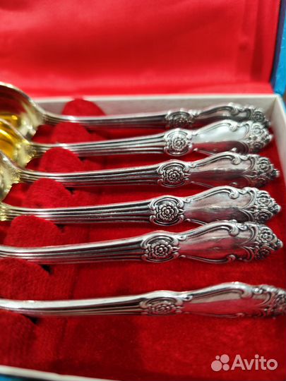 Ложки Серебряная роза 6 шт.мельхиор