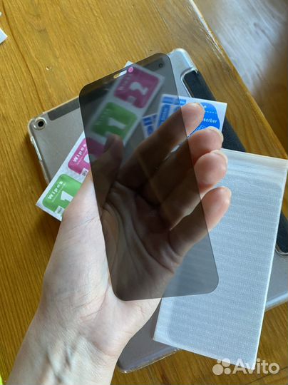 Защитное стекло на iPhone XS антишпион