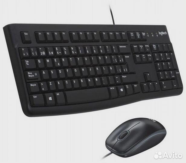 Клавиатура + мышь Logitech Desktop MK120