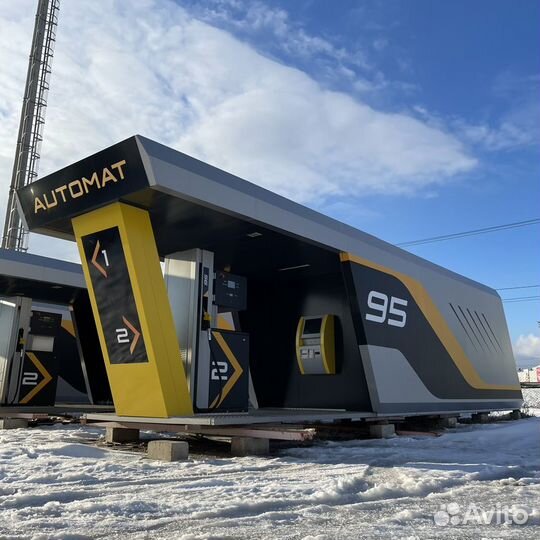 Автоматическая АЗС самообслуживания Бензоробот