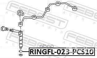 Кольцо уплотнительное форсунки впрыска топлива PCS